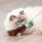 Bastao C/ Rato Em Pelucia P/ Gatos - 46 Cm Trixie