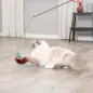 Bastao C/ Rato Em Pelucia P/ Gatos - 46 Cm Trixie