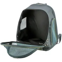 Mochila "lyla" 34x22x42 Cm cinza/verde Trixie - 1580090210