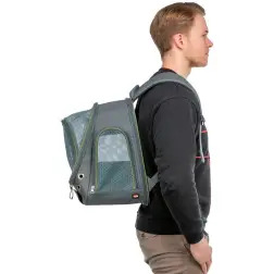 Mochila "lyla" 34x22x42 Cm cinza/verde Trixie #12 - 1580090210