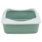Toilete "classic" C/ Rebordo salvia/branco Trixie