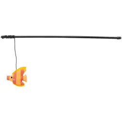 Bastao C/ Peixe Em Tecido P/ Gatos - 46 Cm Trixie - 1040061535