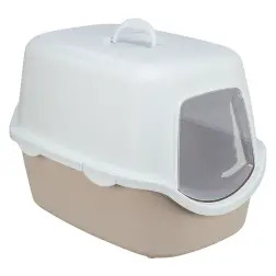Toilete "vico" C/ Porta P/ Gatos blush/branco Trixie - 1050130035