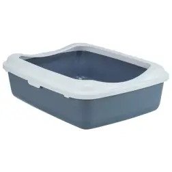 Toilete "classic" C/ Rebordo roxo/branco Trixie - 1050130040