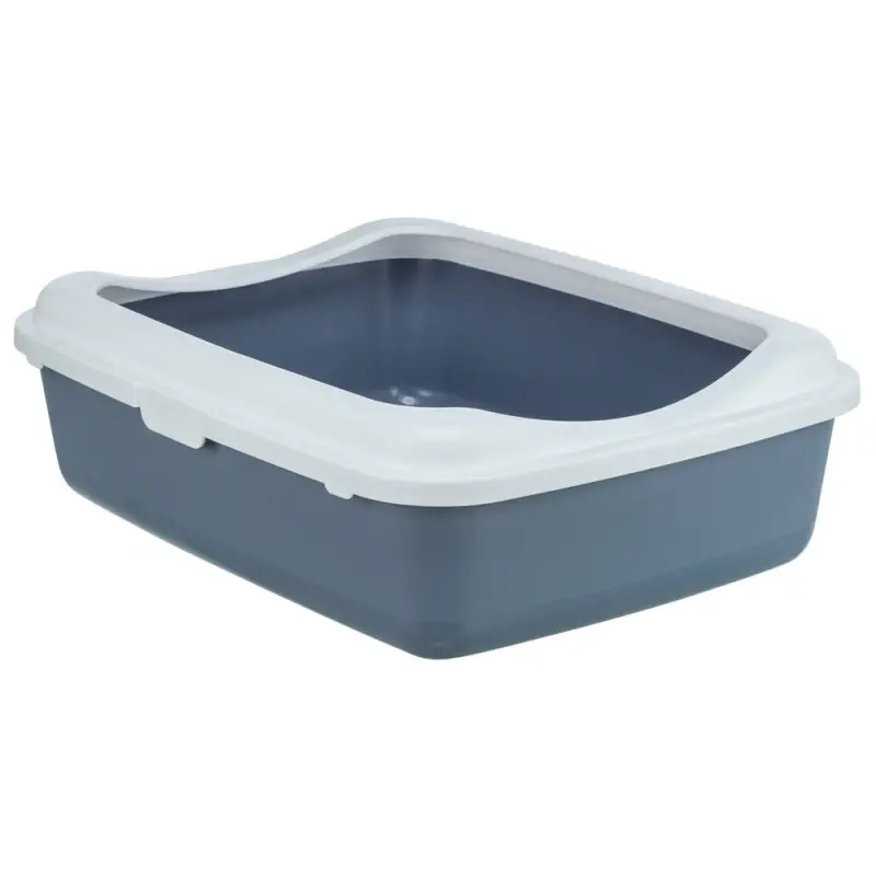 Toilete "classic" C/ Rebordo roxo/branco Trixie
