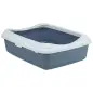 Toilete "classic" C/ Rebordo roxo/branco Trixie