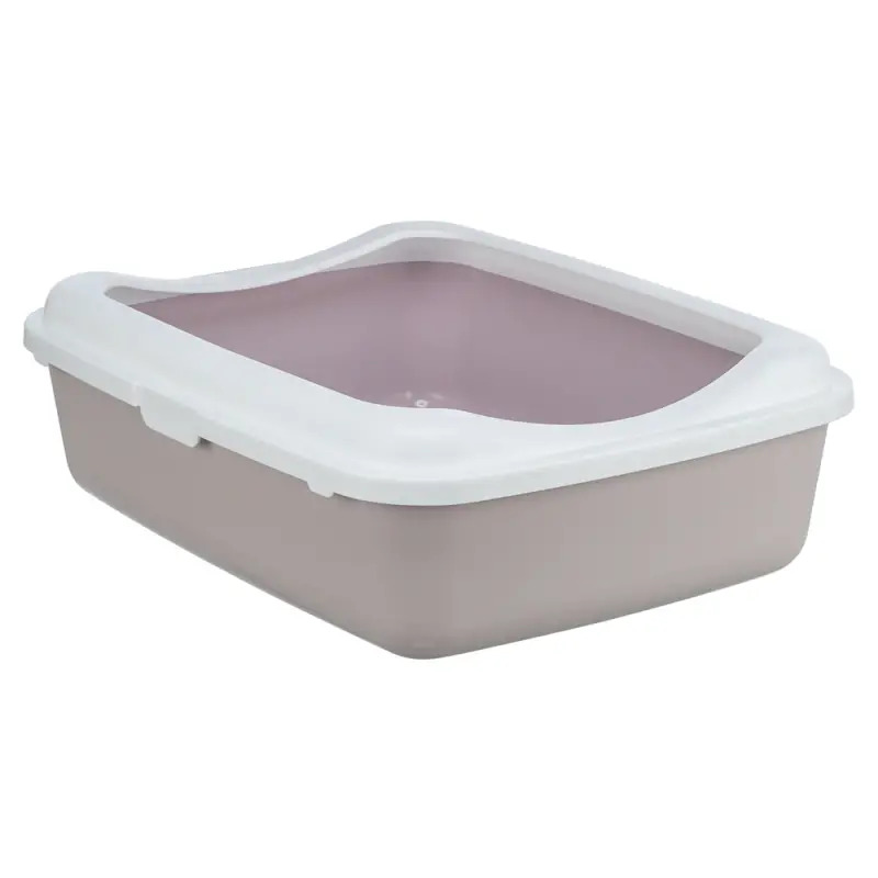 Toilete "classic" C/ Rebordo rosa/branco Trixie