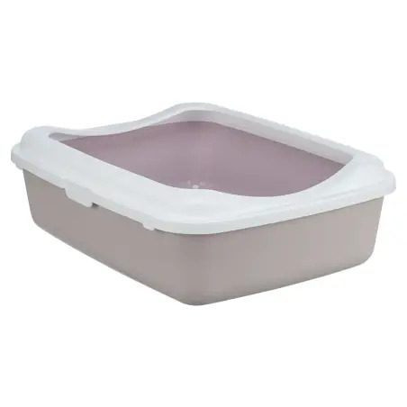 Toilete "classic" C/ Rebordo rosa/branco Trixie - 1050130042