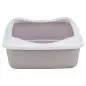 Toilete "classic" C/ Rebordo rosa/branco Trixie