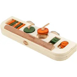 Brinquedo Cognitivo Em Madeira P/ Snacks 25x4x9 Cm Trixie - 1040061509