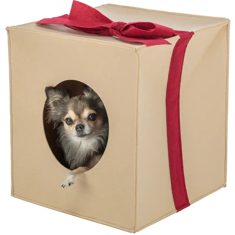 Gruta "present" 33x37x33 Cm castanho Claro Trixie