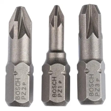Ponta Extradura Pz1,Pz2,Pz3x25mm: 3 uds - 1220684044