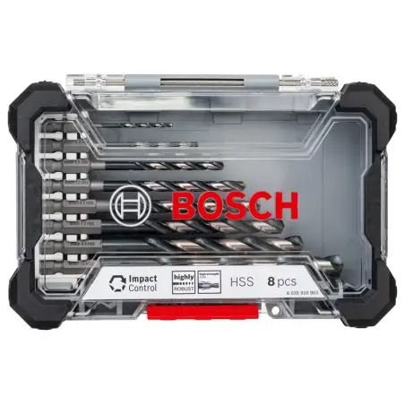 Set brocas metal Hex: 2,3,4,5,6,7,8,10mm - 1220684049