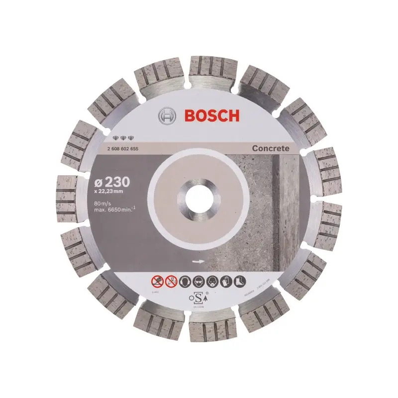 Disco de diamante PRO Concrete, 230 x 22,23 mm 2608602655 Bosch Disco de diamante PRO Concrete, 230 x 22,23 mm 2608602655 Bosch