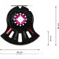 Lâmina ACZ 105 ET EXPERT MultiMaterial Segment 1 peça 2608664208 Bosch