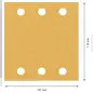Lixa EXPERT C470 com 6 furos para lixadeiras orbitais, 115 x 107 mm, G 60, 10 unidades 2608900891 Bosch Lixa EXPERT C470 com 6 furos para lixadeiras orbitais, 115 x 107 mm, G 60, 10 unidades 2608900891 Bosch