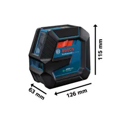 GLL 2-15 G + LB 10 + Ceiling Clip, Case - 125127017