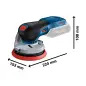 Lixadeira excêntrica sem fio - GEX 18V-125 Professional 0601372200 Bosch Lixadeira excêntrica sem fio - GEX 18V-125 Professional 0601372200 Bosch