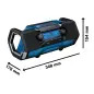 Rádio - GPB 18V-2 SC Professional 06014A3100 Bosch Rádio - GPB 18V-2 SC Professional 06014A3100 Bosch