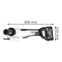 GWX 18V-10 SC+2x ProCORE18V 5,5Ah+L-BOXX #1 - 122071144