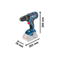 GSB 18V-28 + 2x2,0AH + L-CASE - 122071237