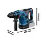 Martelo perfurador sem fio BITURBO SDS plus - GBH 18V-34 CF Professional 0611914001 Bosch