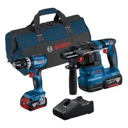 GSB18V-45+GBH18V-22+2x4Ah+GAL18V+Bolsa - 122071599
