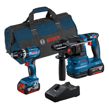 GSB18V-45+GBH18V-22+2x4Ah+GAL18V+Bolsa - 122071599