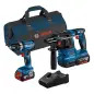 Kit combinado - Kit de 2 ferramentas 18V: GSB 18V-45 + GBH 18V-22 + 2x4.0Ah + GAL 18V-40 C Professional 0615A50039 Bosch