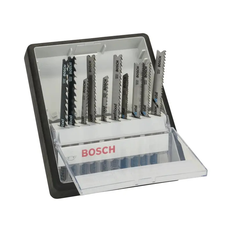 Conjunto lâminas serra vert. madeira/metal 10peças 2607010542 Bosch
