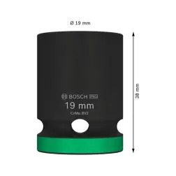 PRO Chave Impact 1/2" 19 MM Standard #1 - 1220680594