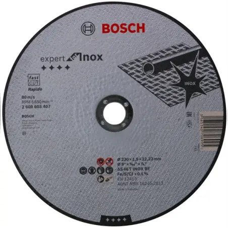 Corte direito Expert Inox: 230x1,9mm - 1220681632