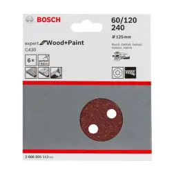 Excêntrica Expert wood: 125mm 8P.: Setx5 - 1220681645