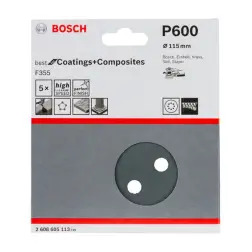Excêntrica Best Stone: 115mm 8P. G600 x5 - 1220681646
