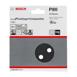 Excêntrica Best Stone: 125mm 8P. G80 x5 - 1220681648