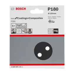Excêntrica Best Stone: 125mm 8P. G180 x5 - 1220681650