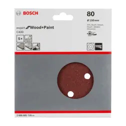 Excêntrica Expert wood: 150mm 6P. G80x5 - 1220681719