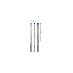EXPERT SDS plus-7x: set 3uds: 6  8  10mm #2 - 1220682850