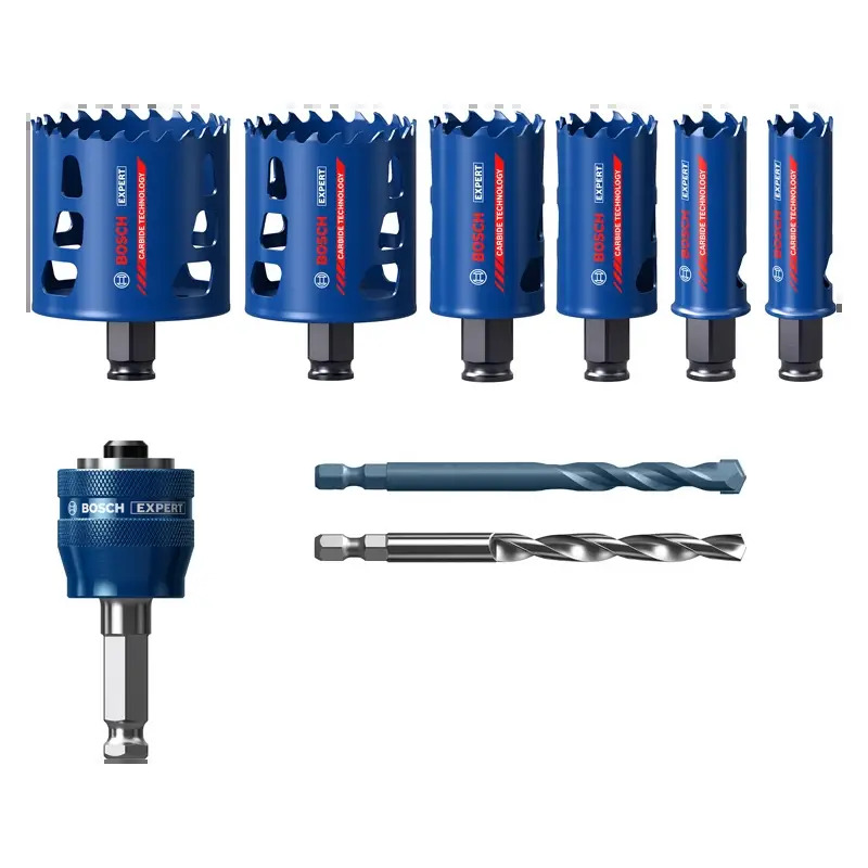 Conjunto de serras craneanas EXPERT Tough Material, 22/25/35/51/60/68 mm, 9 unidades 2608900445 Bosch
