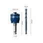 Eixo de sistema de serra craneana EXPERT Power Change Plus de 11mm, broca TCT de 8,5 x 105mm, 2 unidades 2608900526 Bosch