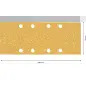 Lixa EXPERT C470 com 8 furos para lixadeiras orbitais, 93 x 230 mm, G 40, 10 unidades 2608900833 Bosch Lixa EXPERT C470 com 8 furos para lixadeiras orbitais, 93 x 230 mm, G 40, 10 unidades 2608900833 Bosch