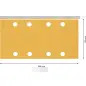 Lixa EXPERT C470 com 8 furos para lixadeiras orbitais, 93 x 186 mm, G 240, 10 unidades 2608900858 Bosch Lixa EXPERT C470 com 8 furos para lixadeiras orbitais, 93 x 186 mm, G 240, 10 unidades 2608900858 Bosch