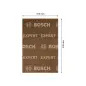 Esponja não tecido EXPERT N880 para lixar manual, 152 x 229 mm, Grosso A 2608901212 Bosch Esponja não tecido EXPERT N880 para lixar manual, 152 x 229 mm, Grosso A 2608901212 Bosch