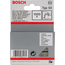 Agrafo Inox 53: 11,4x0,74x10mm: 1.000uds - 1220683648