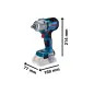 Chave de impacto sem fio - GDS 18V-450 HC Professional 06019K4002 Bosch Chave de impacto sem fio - GDS 18V-450 HC Professional 06019K4002 Bosch