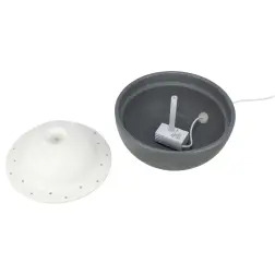 Bebedouro/fonte "vital Dome" 1,5 Lt cinzento/branco Trixie #2 - 1040090764