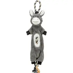 Burro Em Pelucia/corda - 66 Cm Trixie - 1040061515