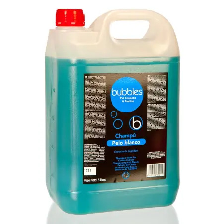 Bubbles - Shampoo Pelo Branco extrato Algodao 5 Lt Bubbles - 1050100110