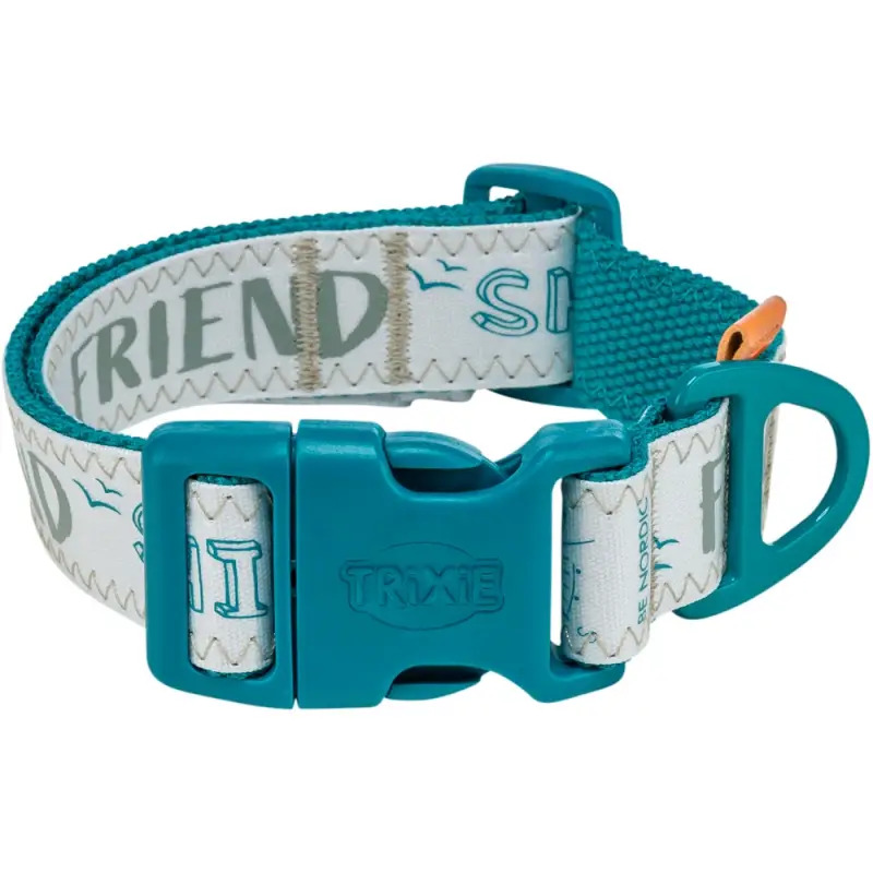 Coleira "be Nordic" Extra Larga 25-36cm/25mm petrole Trixie