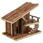 Casa "jule" Em Madeira Natural P/ Hamsters 25x21x18 C Trixie